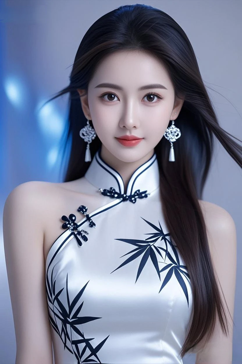 优雅东方美人，华丽旗袍惊艳亮相！