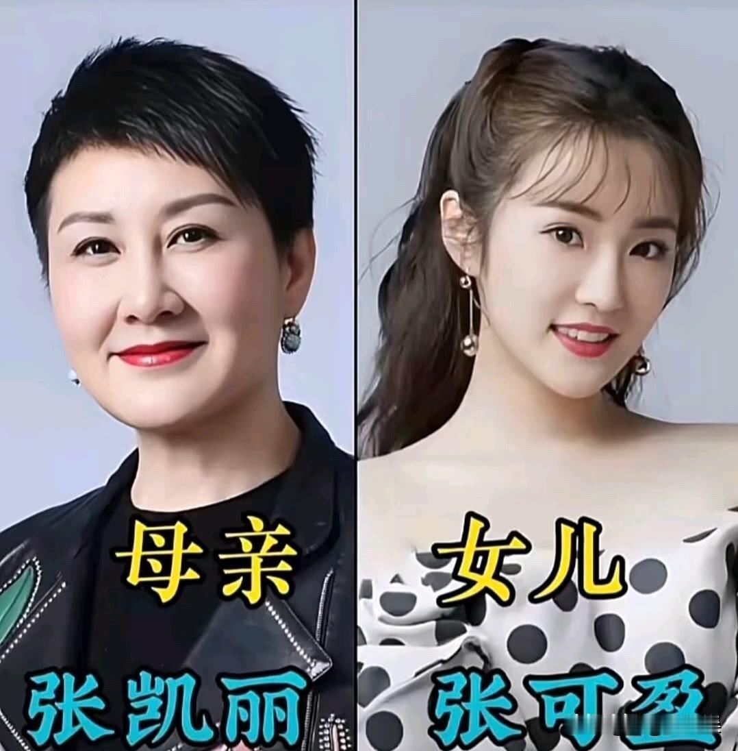 这些星二代的颜值也太会挑了吧，完美继承了妈妈的美貌。先说张凯丽和张可盈。张凯