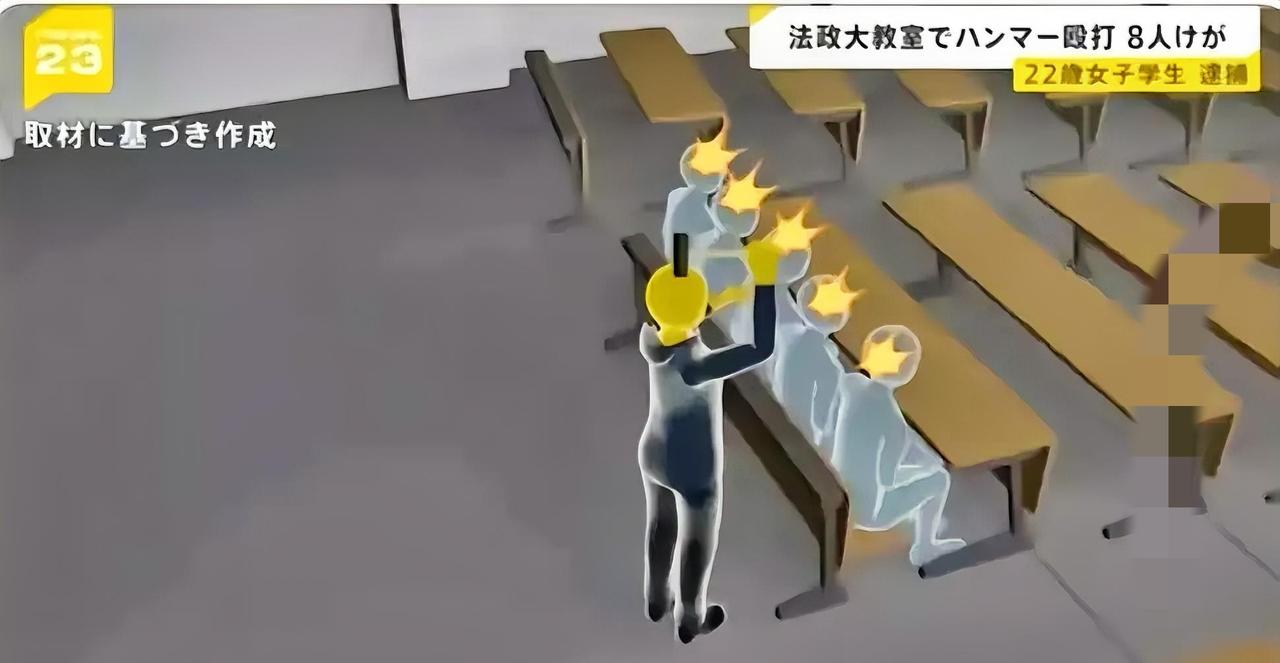 事发日本东京町田政法大学校园。正在上课期间，一名22岁韩国女留学生刘珠贤，突然