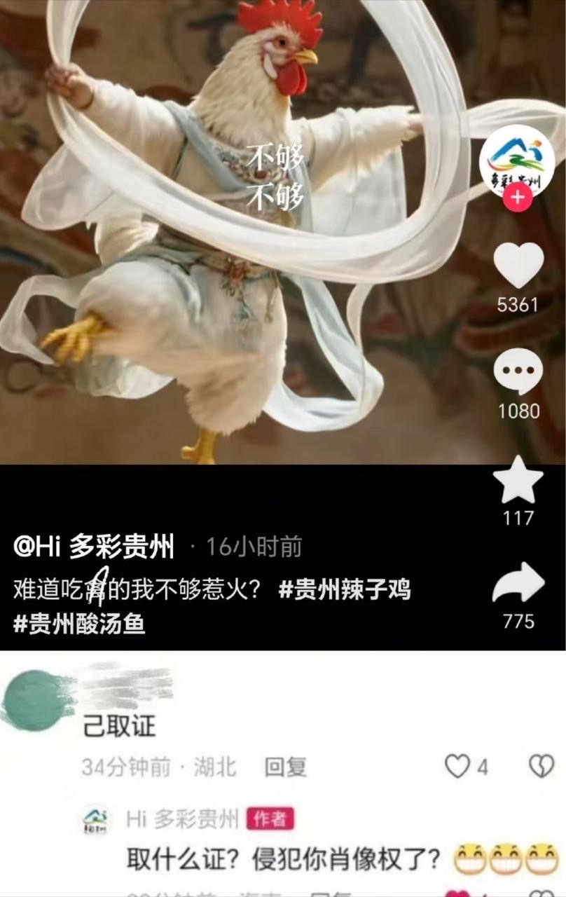 对，就这么刚！支持贵州文旅吃禽自由