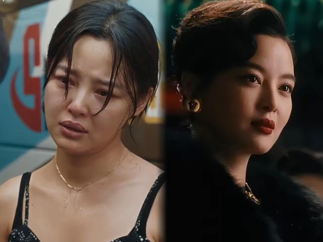 辛芷蕾这长相，真是娱乐圈的“反套路”典型。《日头中天》里她那造型，鼓着眼泡