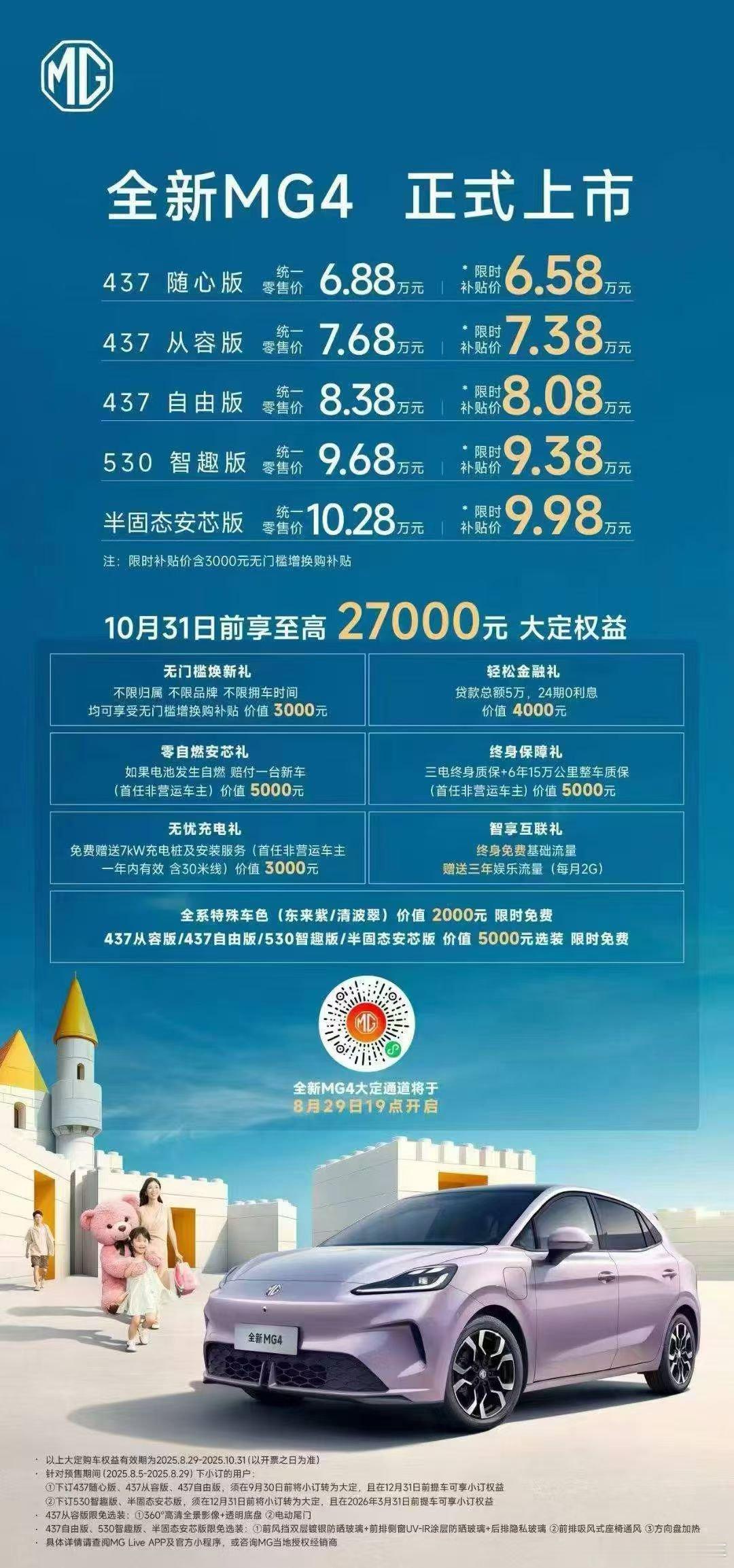 这MG4是想干嘛，这个价格还让不让别的品牌活了呀，这价格杀疯了mg4全新mg4