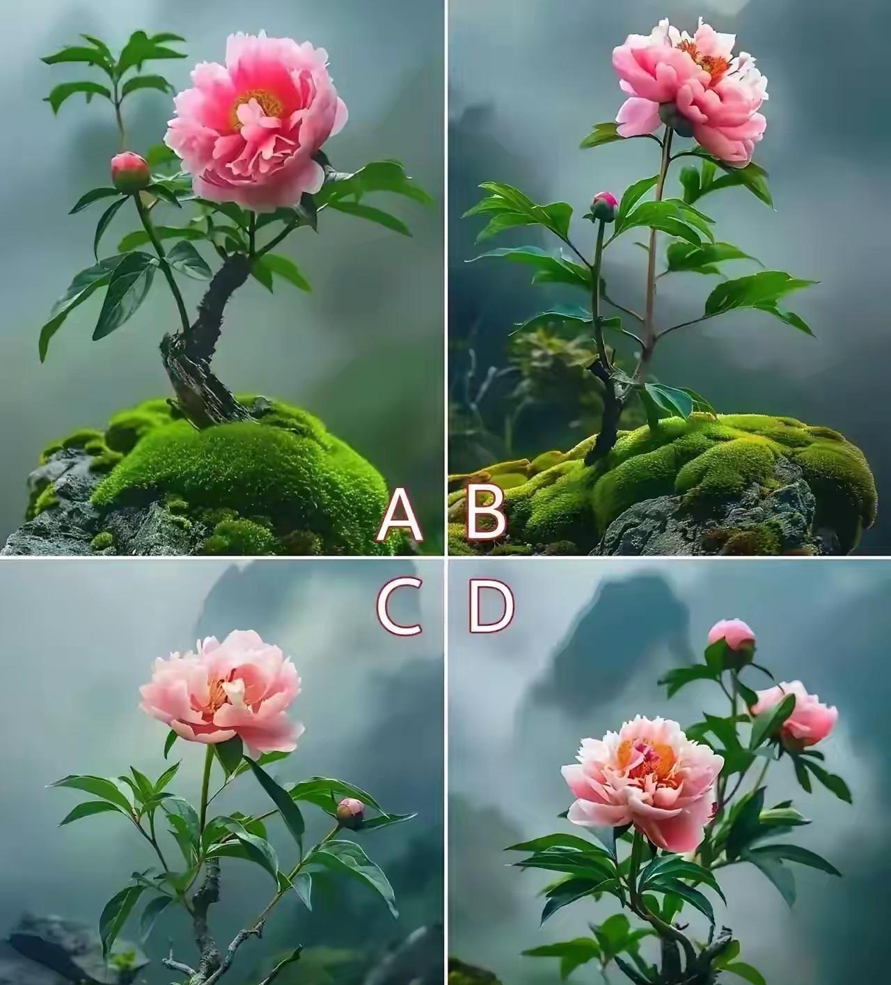 测测你晚年会成为子女的负担和累赘吗？下面四幅图的花，你会选择哪一幅图的呢？凭