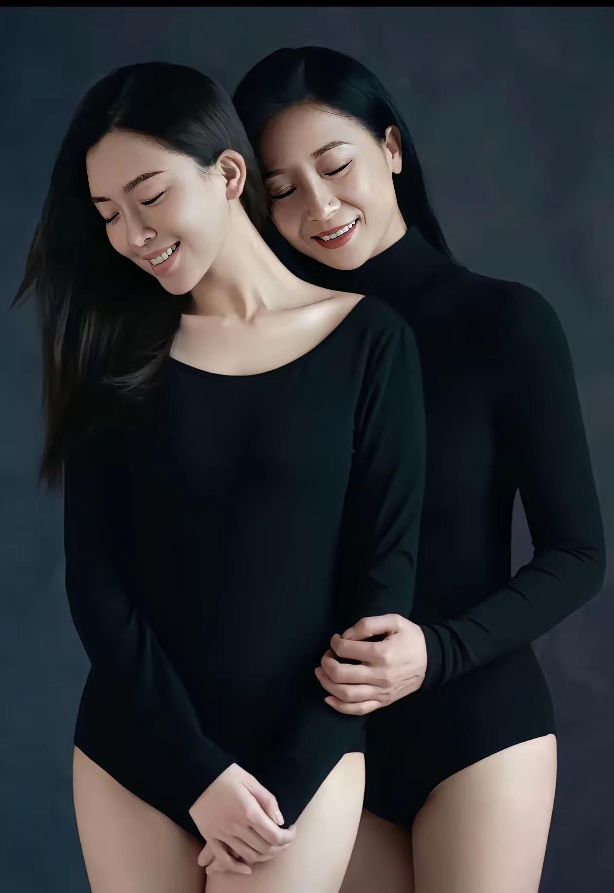 致•二代佳人文//熏墨相逢皆是缘，笑语温融意自绵；凤眼含星耀，眉如黛柳韵