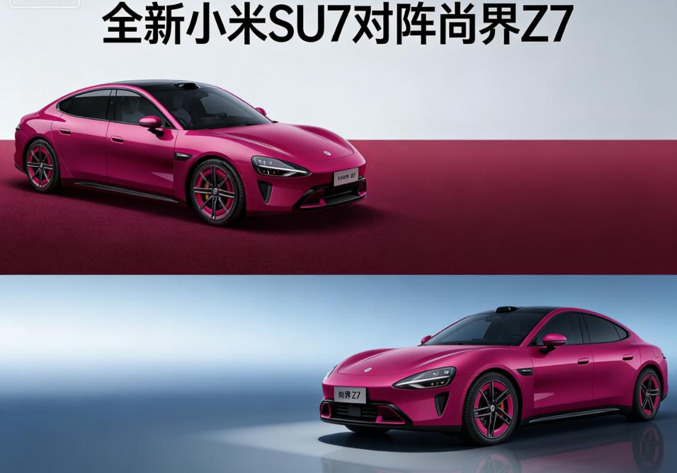 全新小米SU7对阵尚界Z7，该怎么选？尚界Z7预售22.98万起，比全