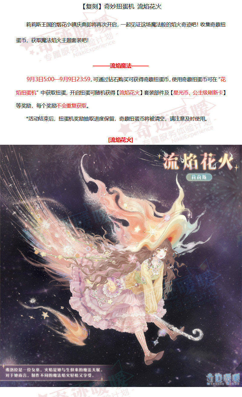 【爆料】复刻奇迹暖暖高分攻略组​​​