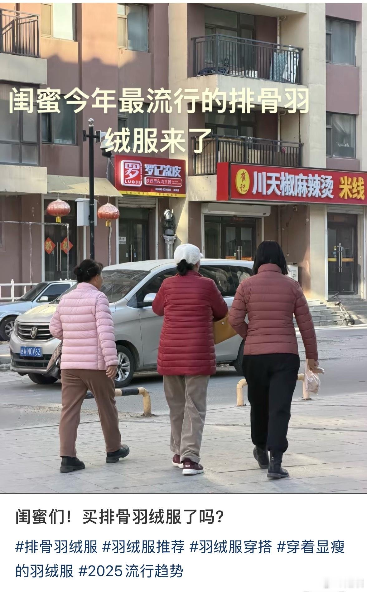 排骨羽绒服这不就是基础的薄款羽绒服吗？怎么今年这么火