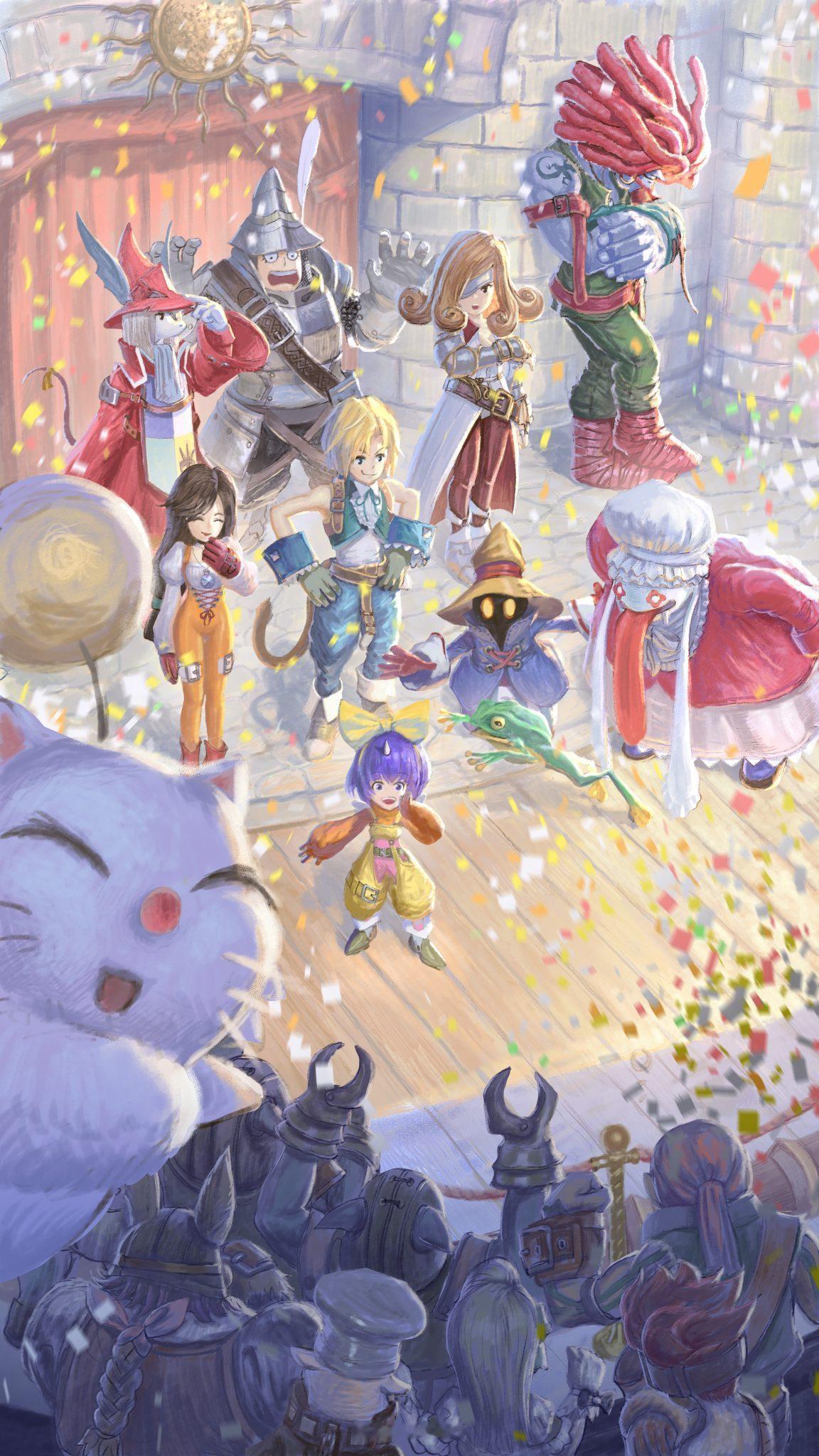 【《最终幻想9》25周年新艺术插画公开】SE公开了由石幡裕也创作的《最终幻想9》
