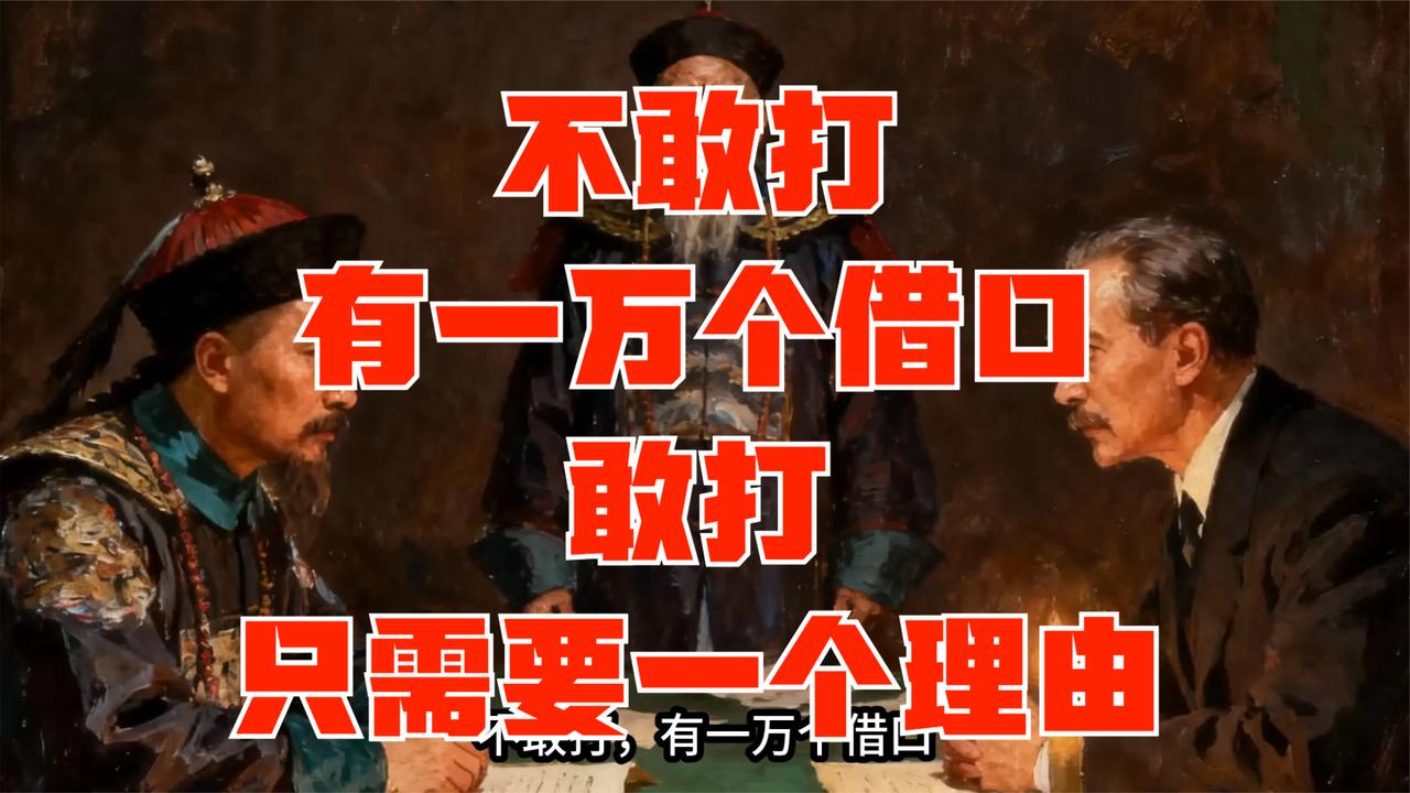 一个理由敢打！一万个借口不敢打！