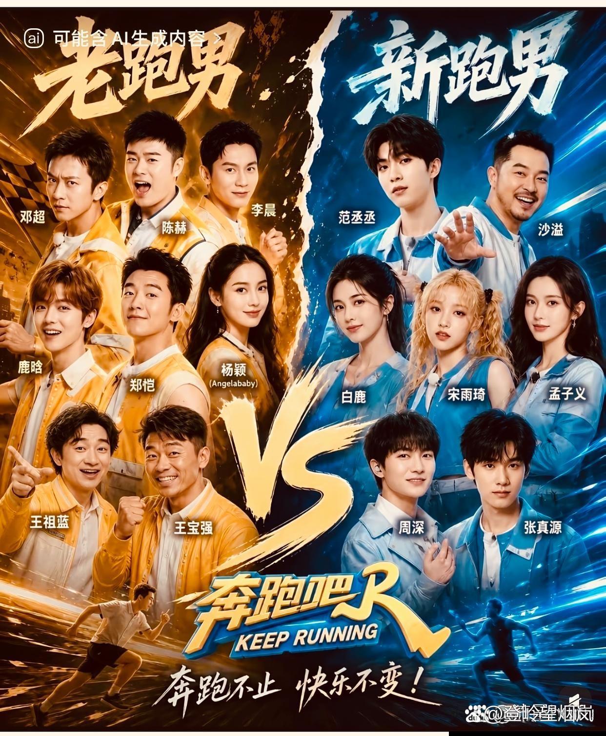 老跑男VS新跑男​​​