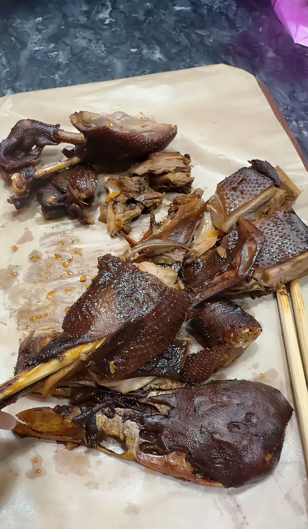 我老公真好，我回来晚了还给我留这么多肉，这真是真爱啊！
