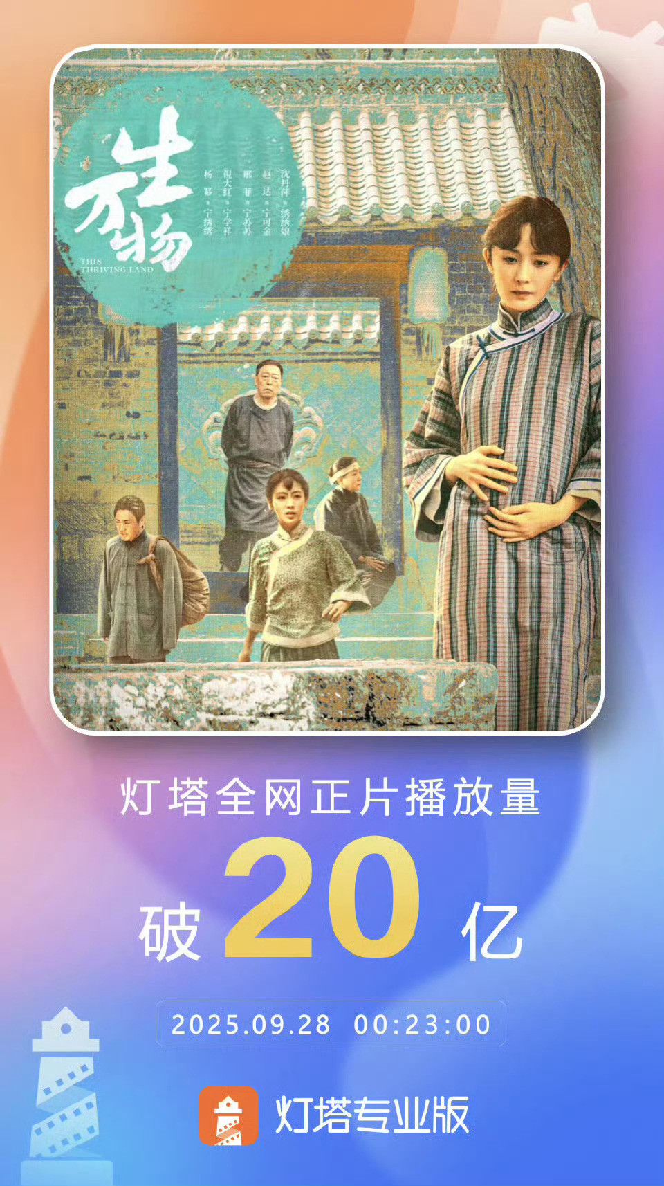 生万物灯塔正片播放量破20亿，什么实力？​​​