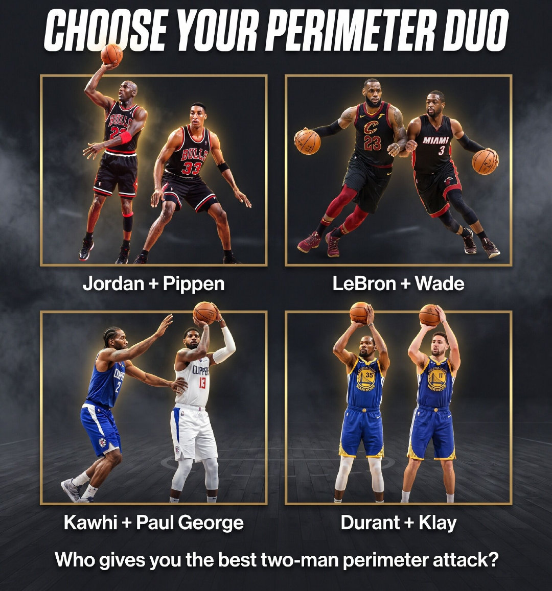 咱先不说选谁，你这个组合为啥是杜兰特+克雷？#NBA#​
