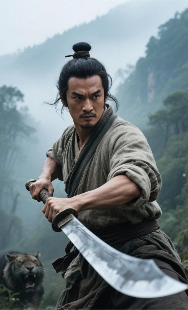 武松练刀成“雪花”，师父一句话吓得我差点摔倒：避开这两位高手，否则你就完蛋了！