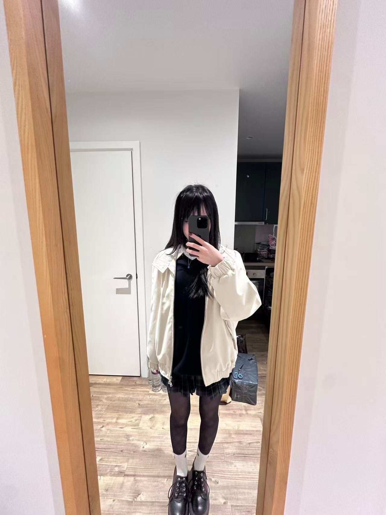 妹妹出门考final了！祝她好运