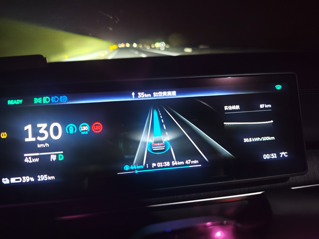 百公里电耗30度还有谁昨天晚上十点多从襄阳回武汉，满电出发，室外温度5-6度，