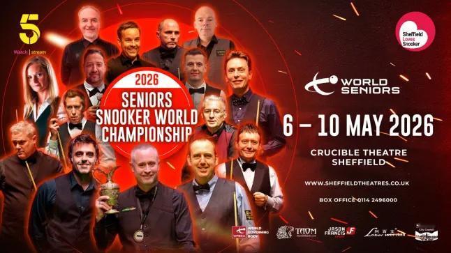 终于肯承认老了！奥沙利文确认将参加元老世锦赛，比赛门票销量因此剧增。由于元老赛