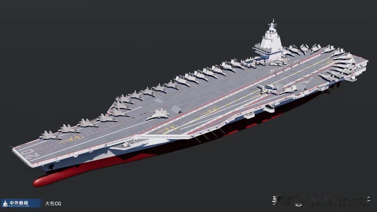 反正你惹不起！美军事网站预测，称004航母为12万吨级核动力航母，舰载机高