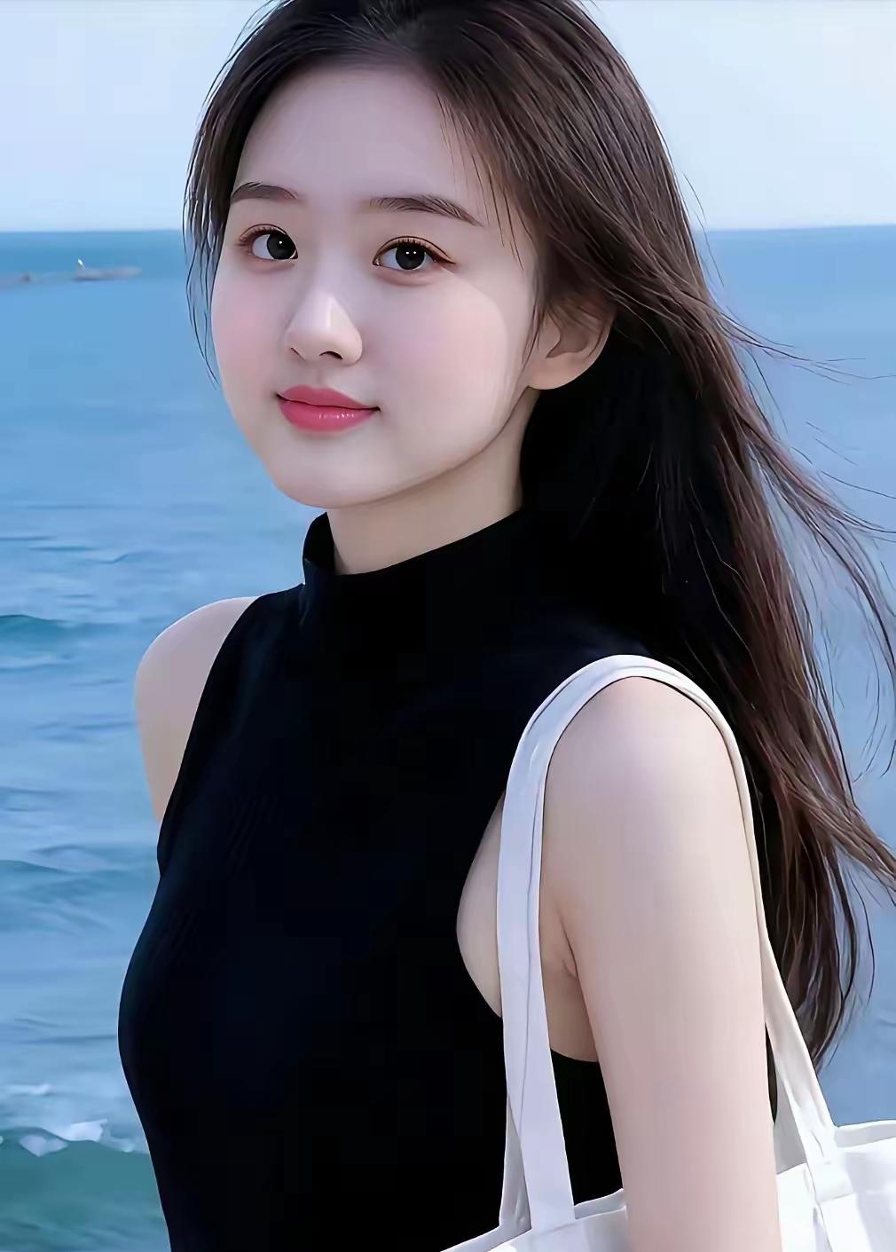 青纯美少女，气质满满！纯真少女感