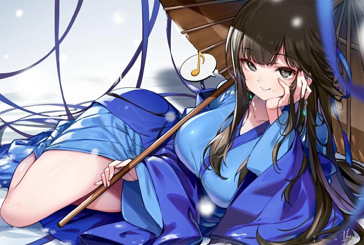 动漫日漫颜色干净，色彩明媚的一组二次元少女插画动漫壁纸​​​