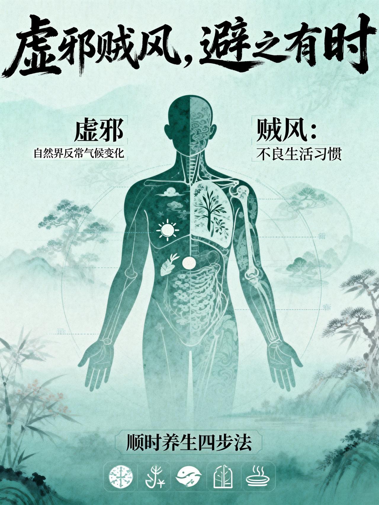 老祖宗的防病第一道篱笆：“虚邪贼风，避之有时”！读懂少生病宝子们是不是一换季就