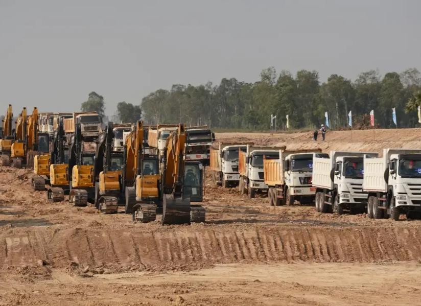 柬埔寨德崇扶南运河又开工了！4月11日，柬埔寨史上最大基建工程德崇扶南