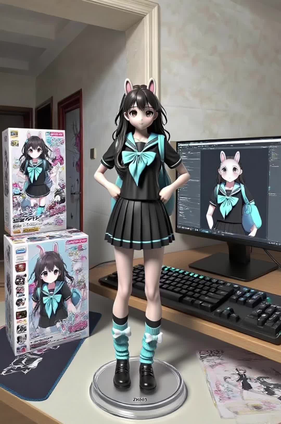 定制手办～