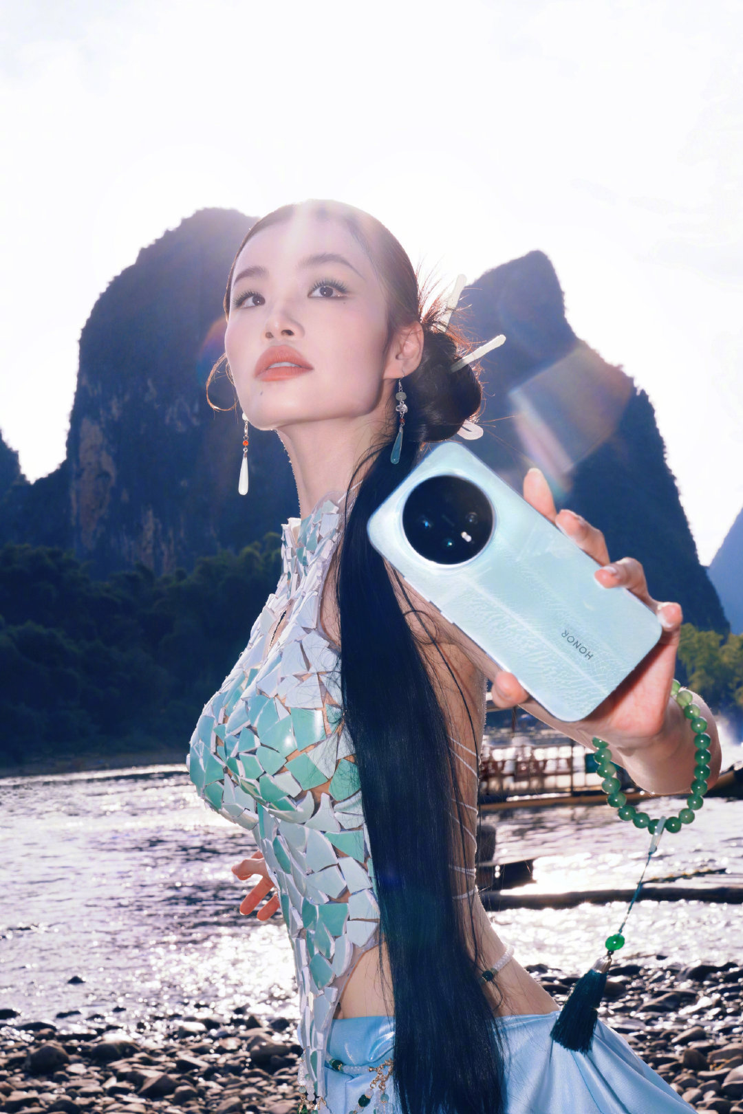 2亿超夜神长焦+AI光影算法，暗光锁死漓江最后一抹蓝调！CIPA5.5防抖手持拍