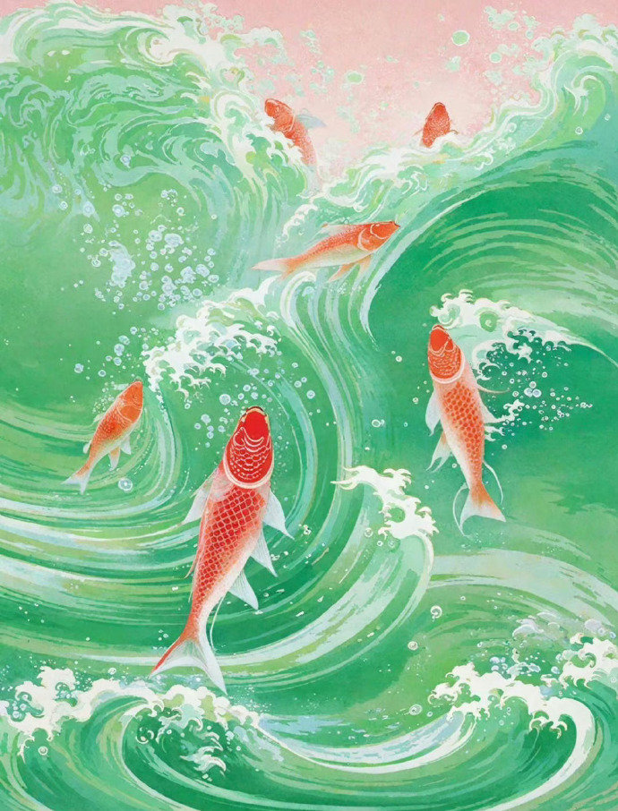 “转锦鲤·好运连连…”​​​