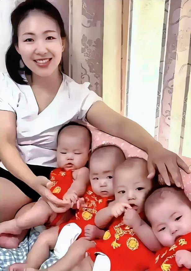 上海爸爸盼来“四个带把的”，这下男子傻眼了，要养活四胞胎，压力山大呀…上海有