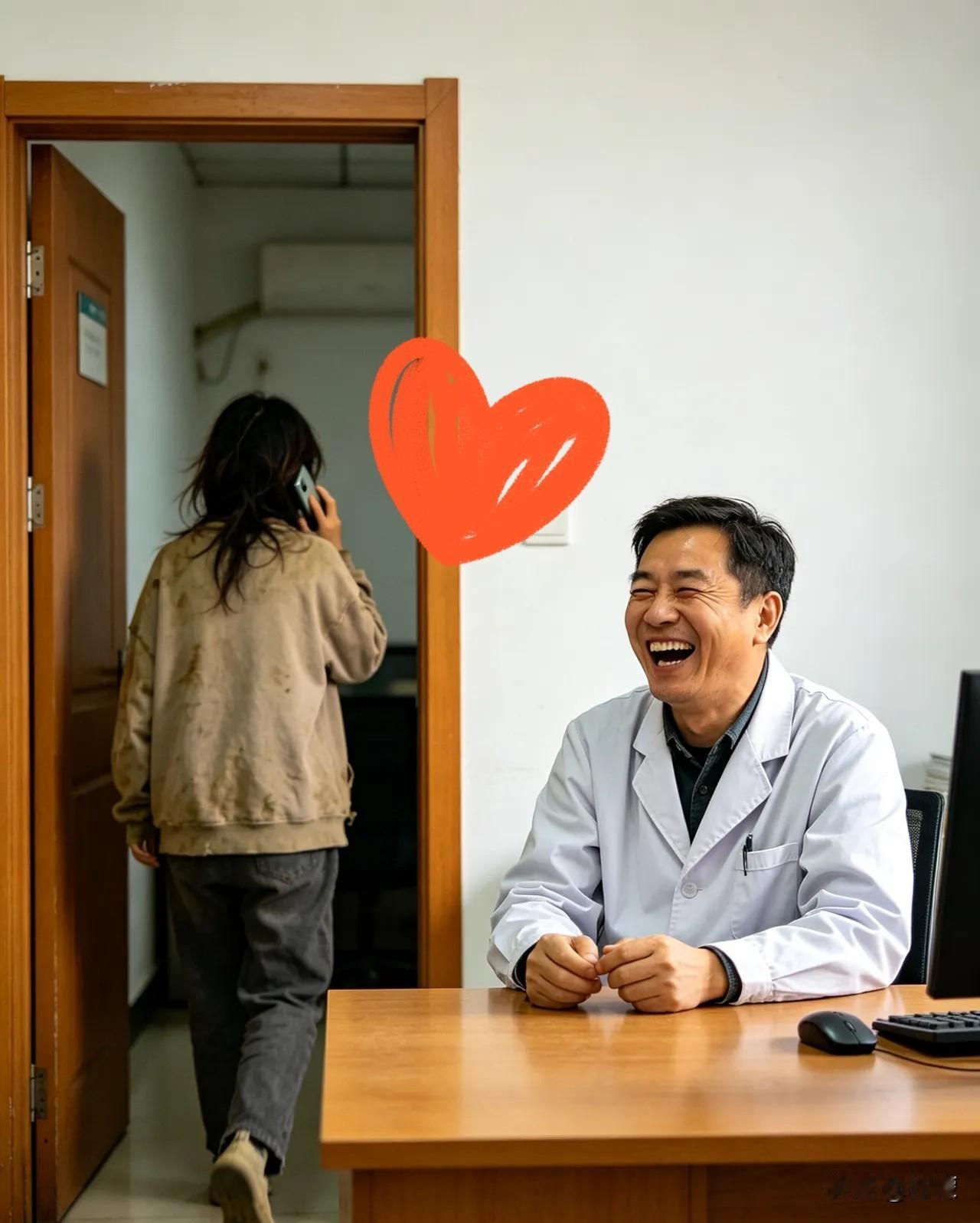 一位大姐来看医生，说自己浑身不得劲。医生瞅了瞅她，问：“结婚十年以上了吧？”