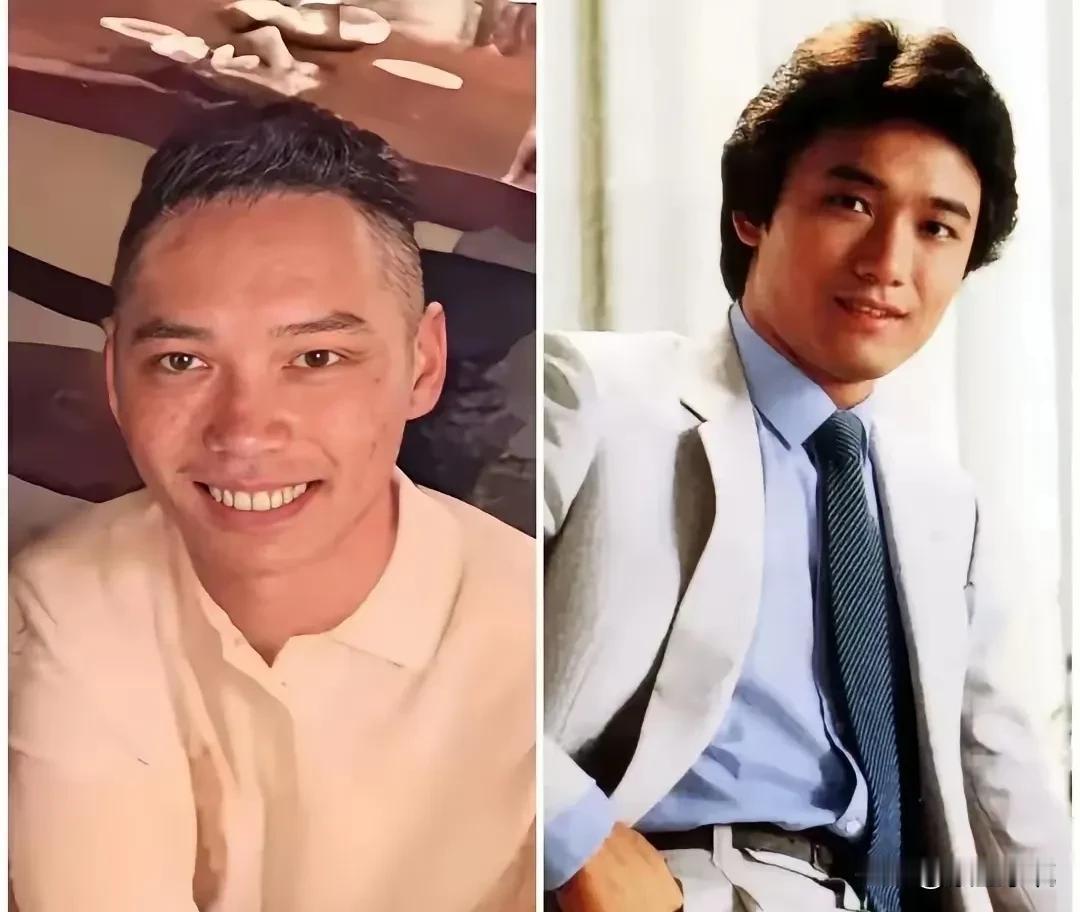 苗侨伟夫妇和儿子。不像，一点都不像，莫不是在医院出生时抱错了？父亲风流倜傥，