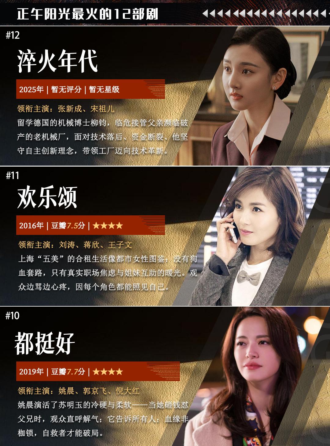 不亏是正午阳光，入坑哪部都不亏