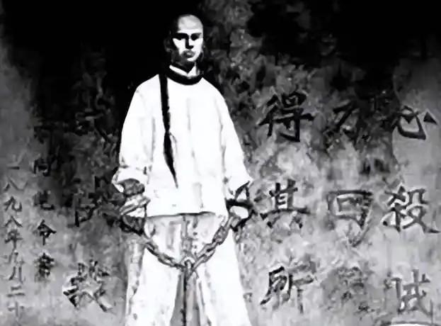 近代史上最硬的骨头是谁，只能是谭嗣同。他有过两句极其硬气的语录，第一句是就义前说