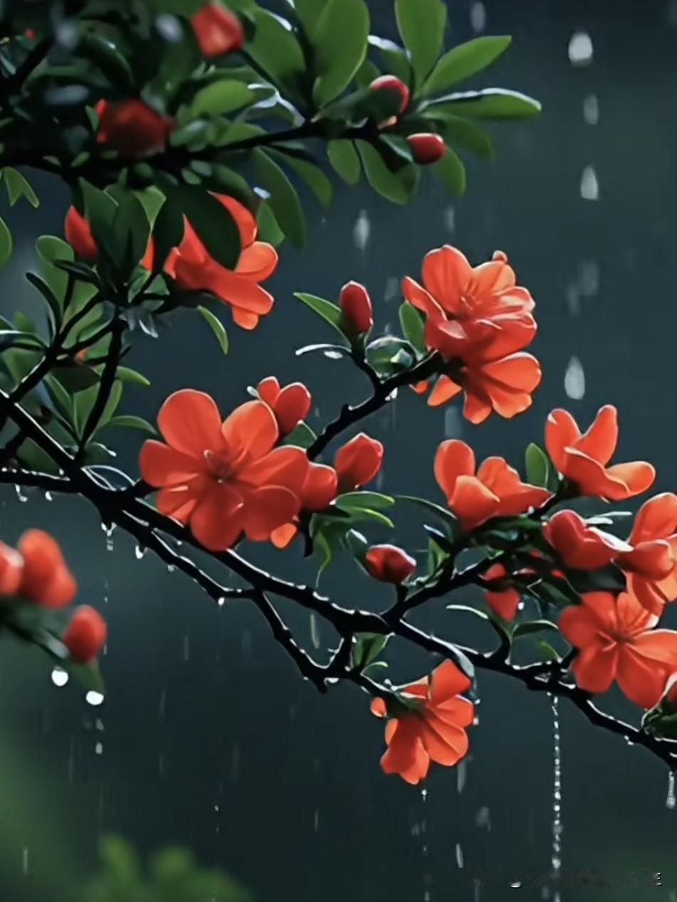 上联一：轻风吹绿叶，诚邀下联下联：细雨润红花。清风吹绿叶，细雨润红花，极具画面感