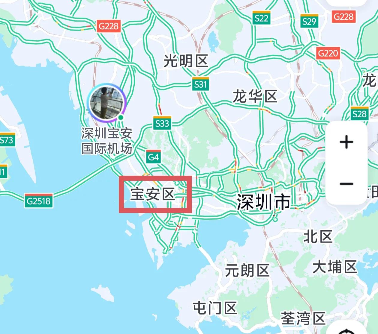 深圳人口最多的区不是龙岗也不是南山而是宝安。宝安区有常住人口456万，实管人口5