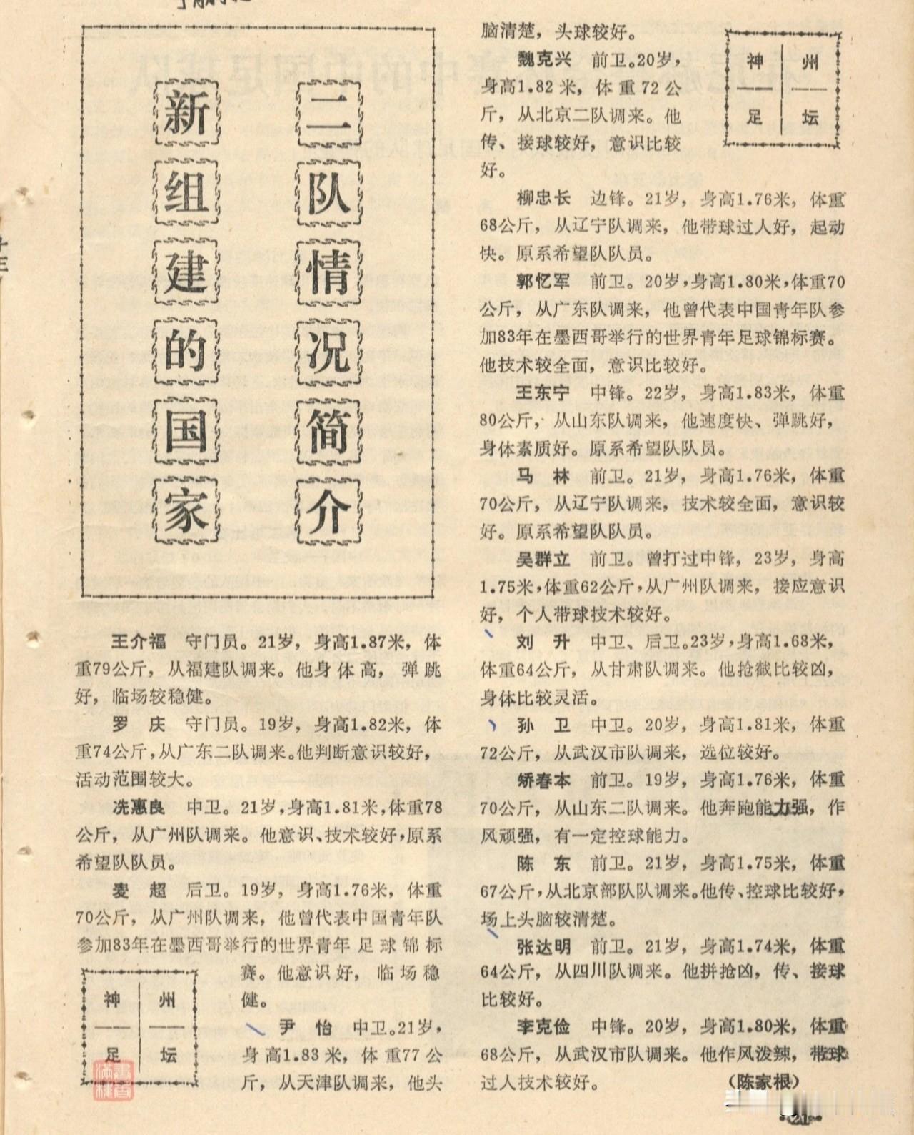 国足曾经有过一支国家二队，老球迷还记得么？全称叫做中国国家足球二队，他是中国足协
