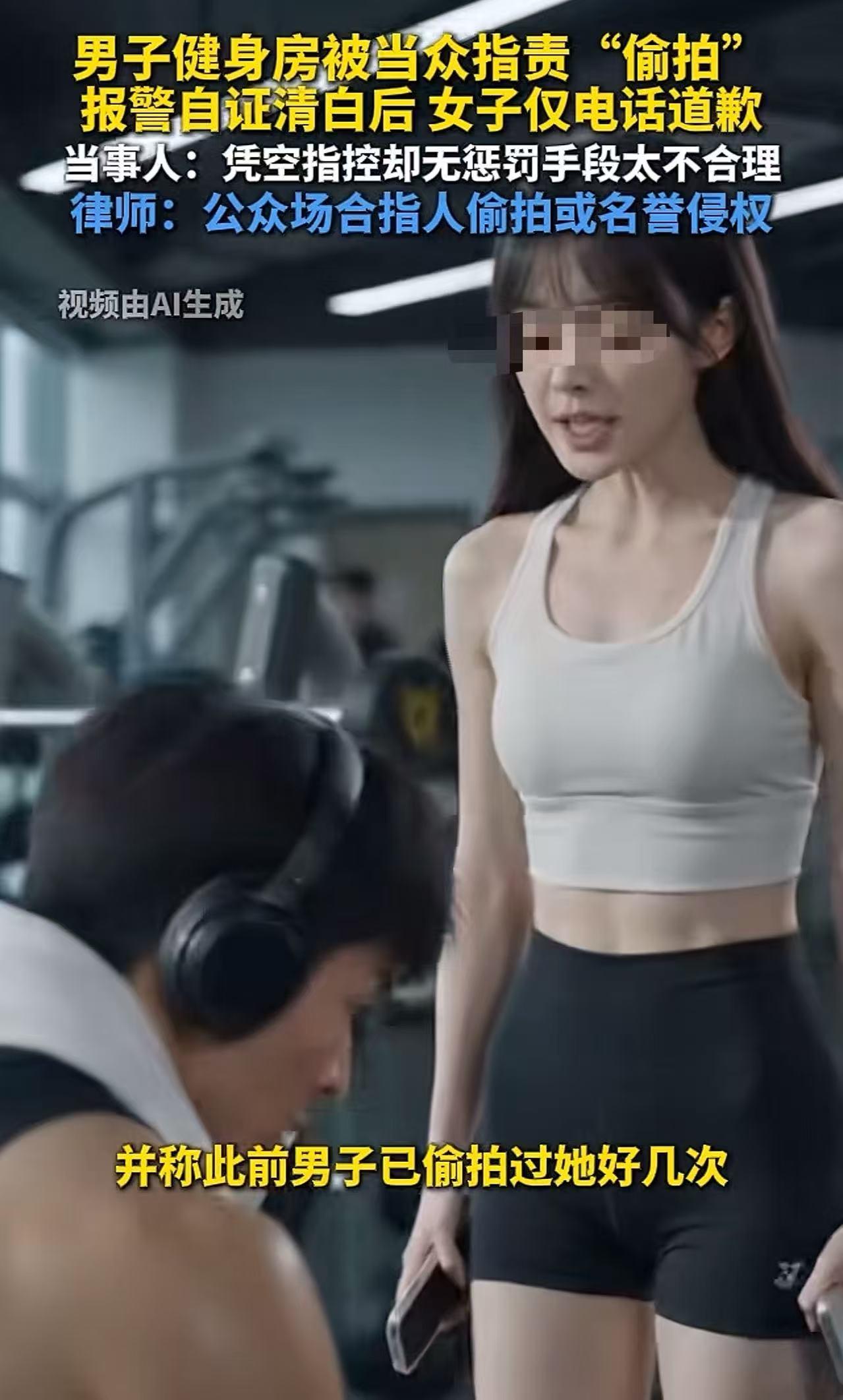男子被女子污蔑偷拍，他给女子看手机自证清白，但女子不给他证明的机会，当众指责男子