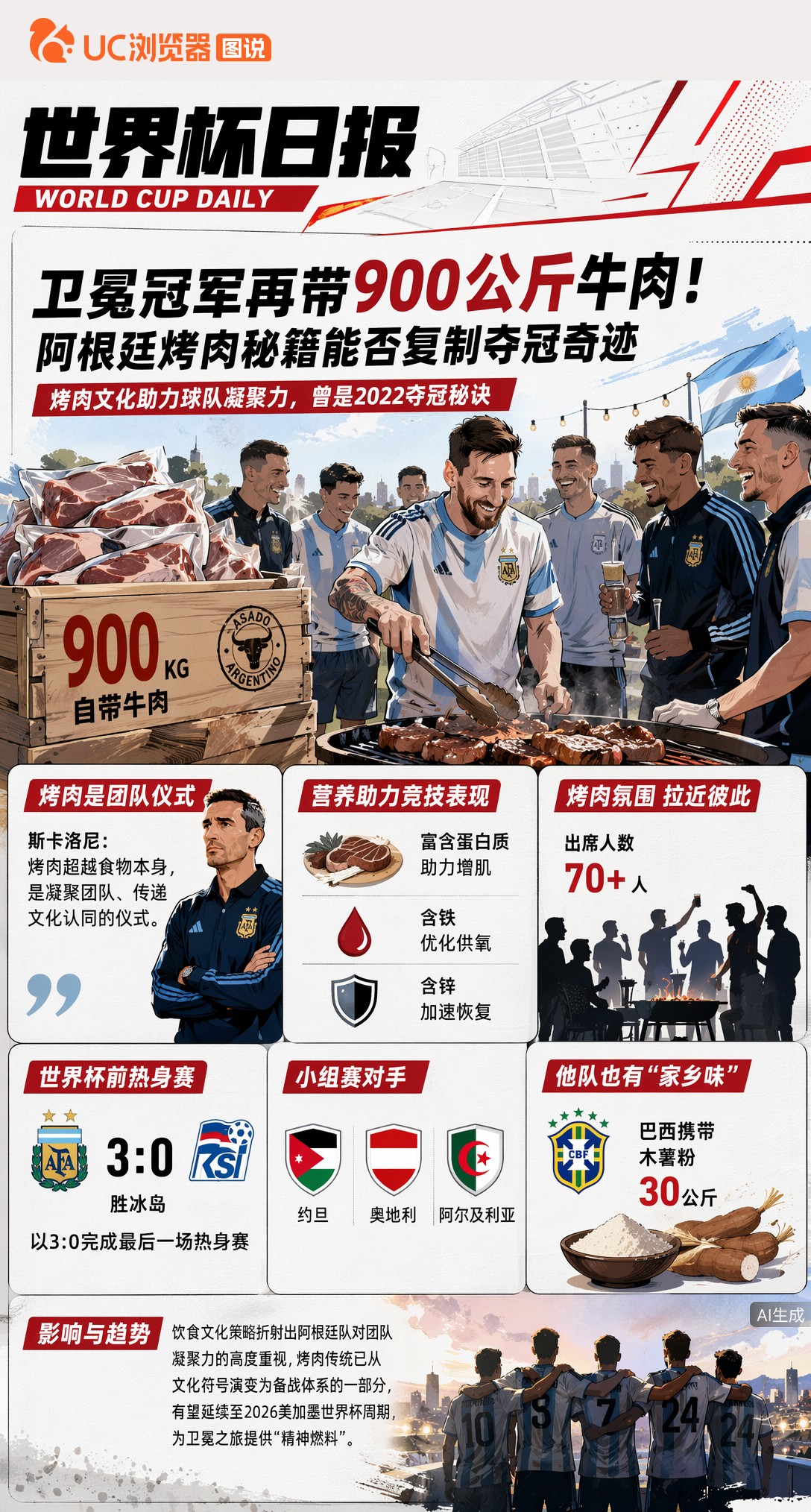 卫冕冠军再带900公斤牛肉！阿根廷烤肉秘籍能否复制夺冠奇迹