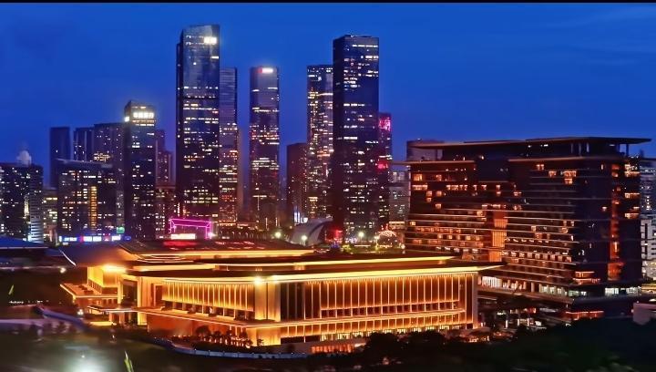 深圳新的城市会客厅来了，深圳新香蜜湖金融中心区核心建筑，深圳香蜜湖国际会议交流中