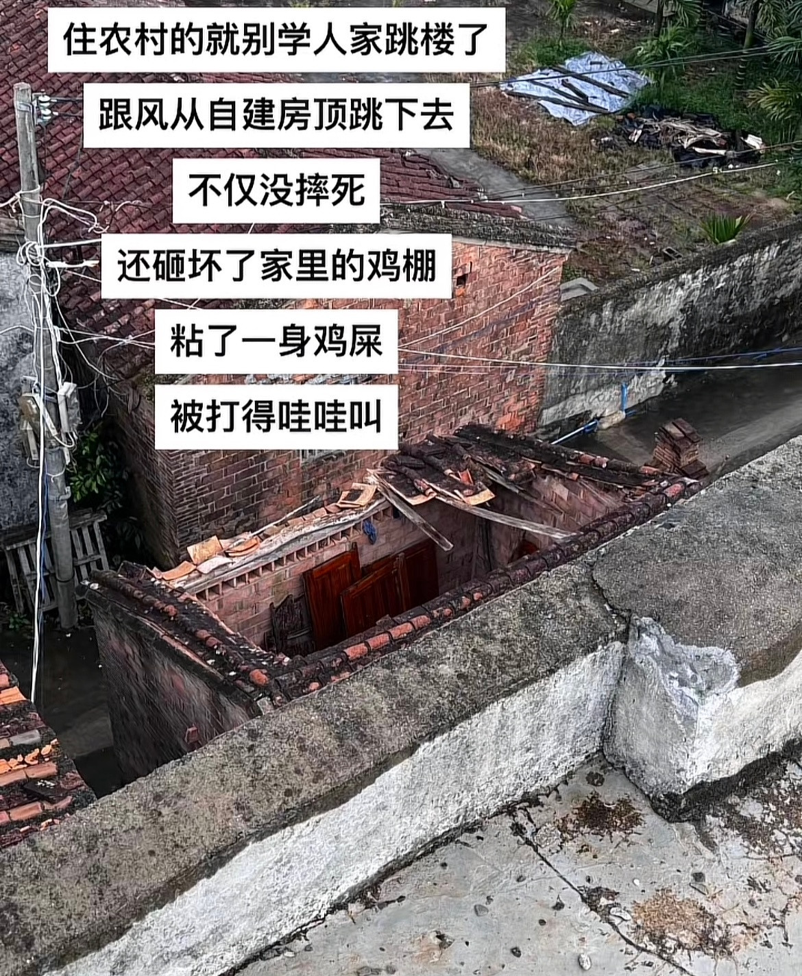 家里最没用的，把最有用的压塌了🤣👌最针对我们农村入的一集​​​