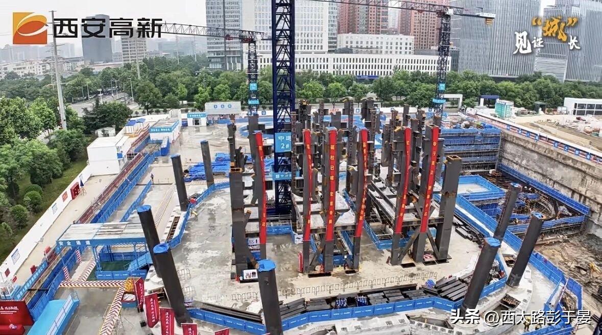 锦业路新增超高层！大夏中心转入地上施工，近地铁出行便利高新区锦业路十字东南角