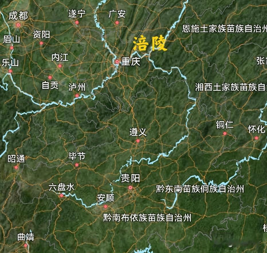 乌江，起于六盘水，止于涪陵，汇入长江。小时候学地理，湘江、赣江、汉江、闽江之类大