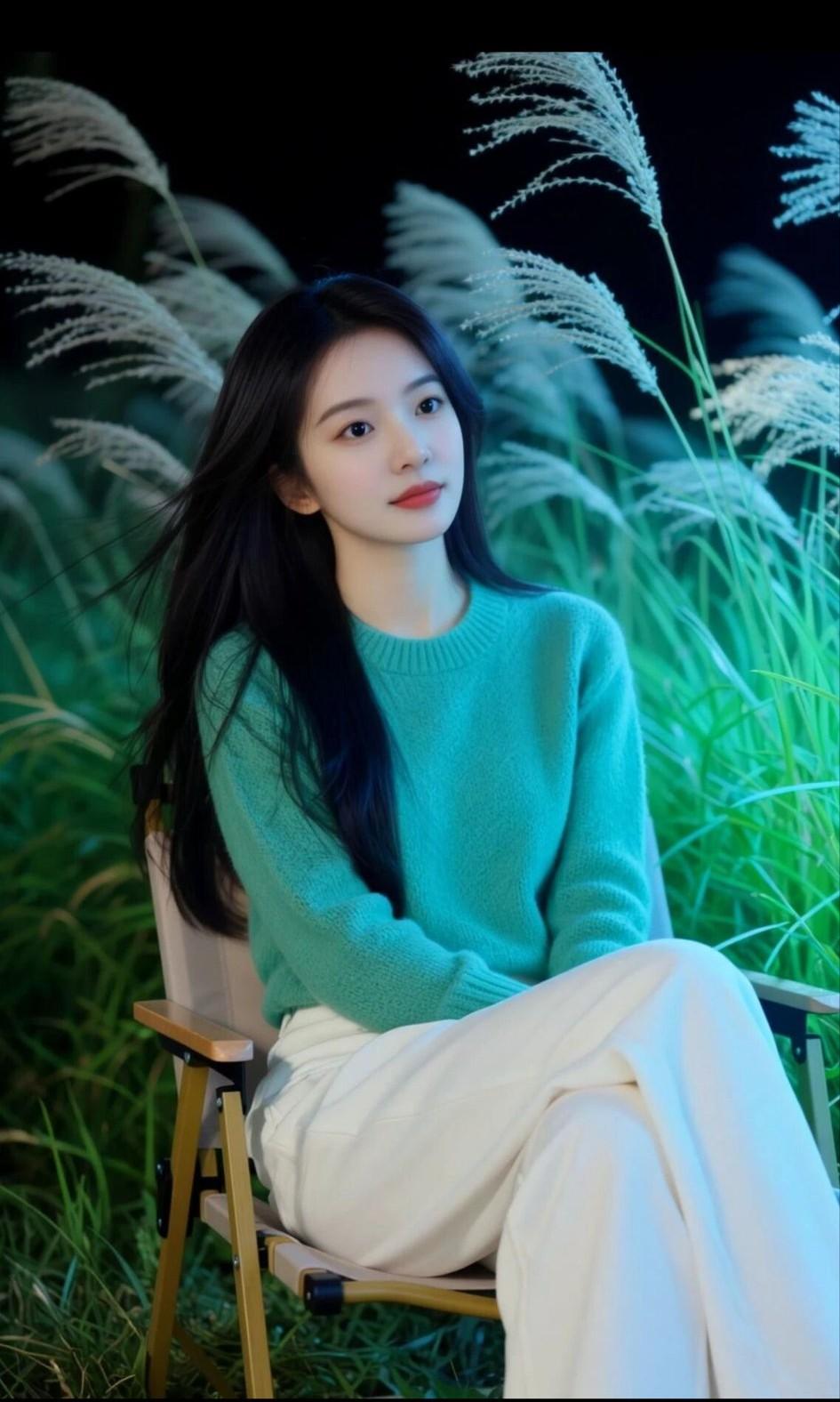 青衫映月影，绿袖拂风姿。晒图记录生活高级感写真推荐如何展现女孩子的优雅气质?