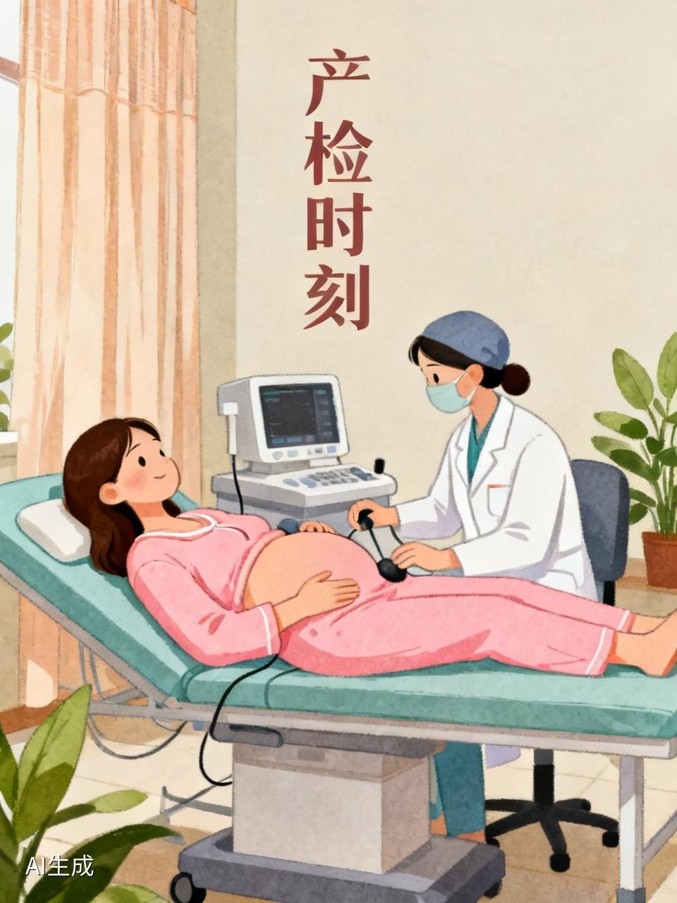 湖北一位怀孕八个多月的准妈妈，挺着沉甸甸的肚子到医院例行产检。怀胎将近足月，家里