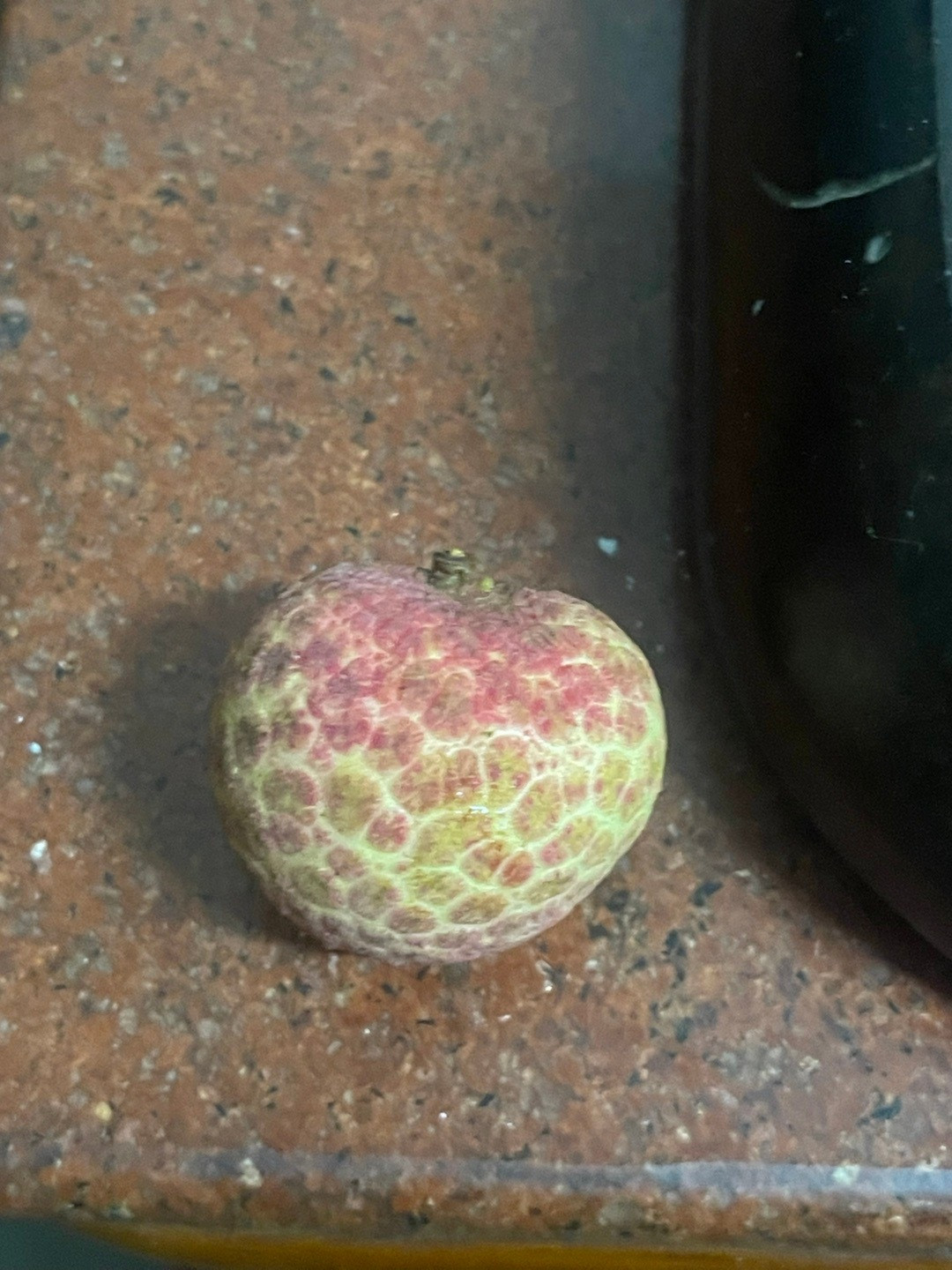 这种荔枝好吃好吃，可惜我这个还没全熟，有点点酸，不过这个品种本来也有一点点酸​