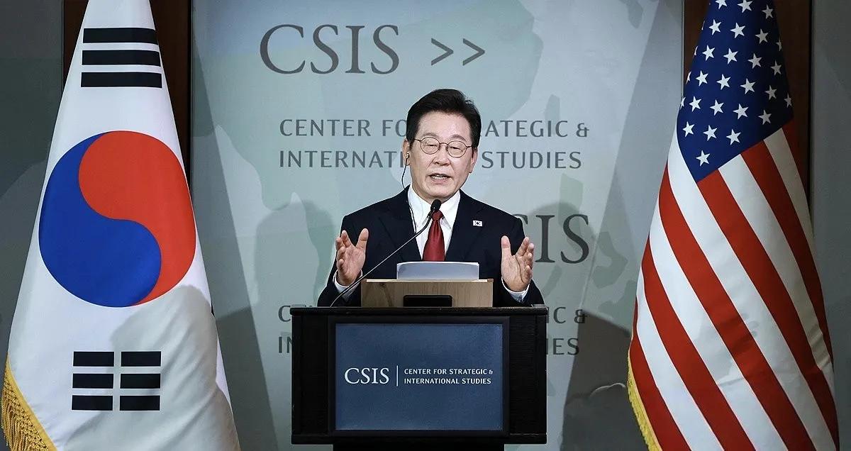 李在明不装了，明确表态韩国已无法推行“安美经中”策略，与访美前的调门明显不同。