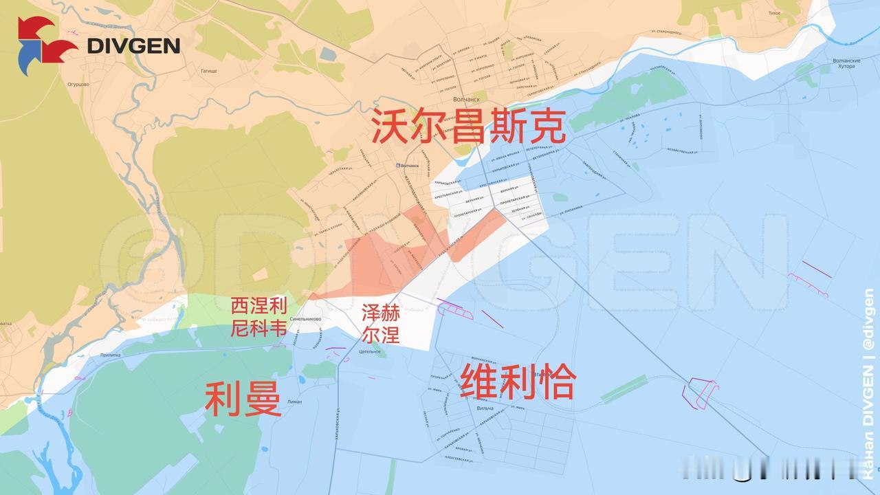 10月31日箭头社更新俄乌战报：图一：俄军继续向哈尔科夫州沃尔昌斯克市推进。