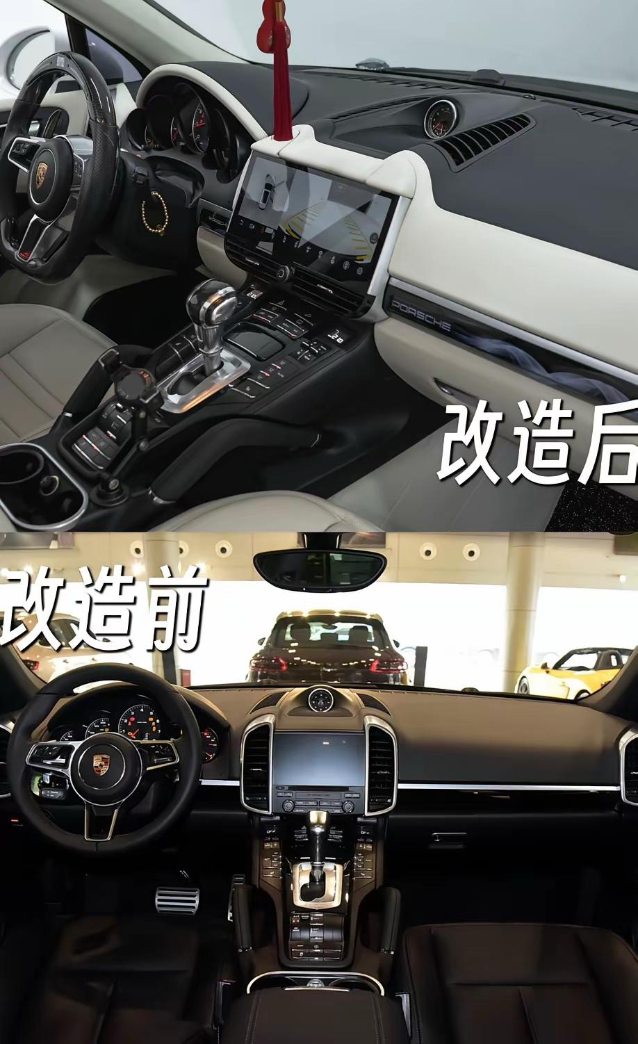 卡宴的内饰依旧帅气