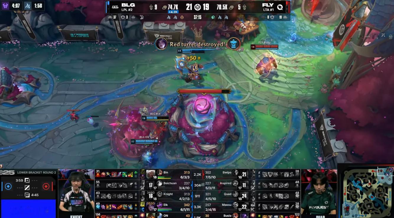 差点被翻！还剩一局，稳住啊！😯blg对战fly2025msi2025季中冠